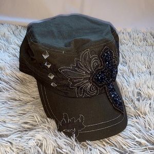 Army Dark Green Y2K Hat!